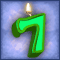 Lucky Number 7 Candle