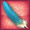 Light Blue Shaissar Feather